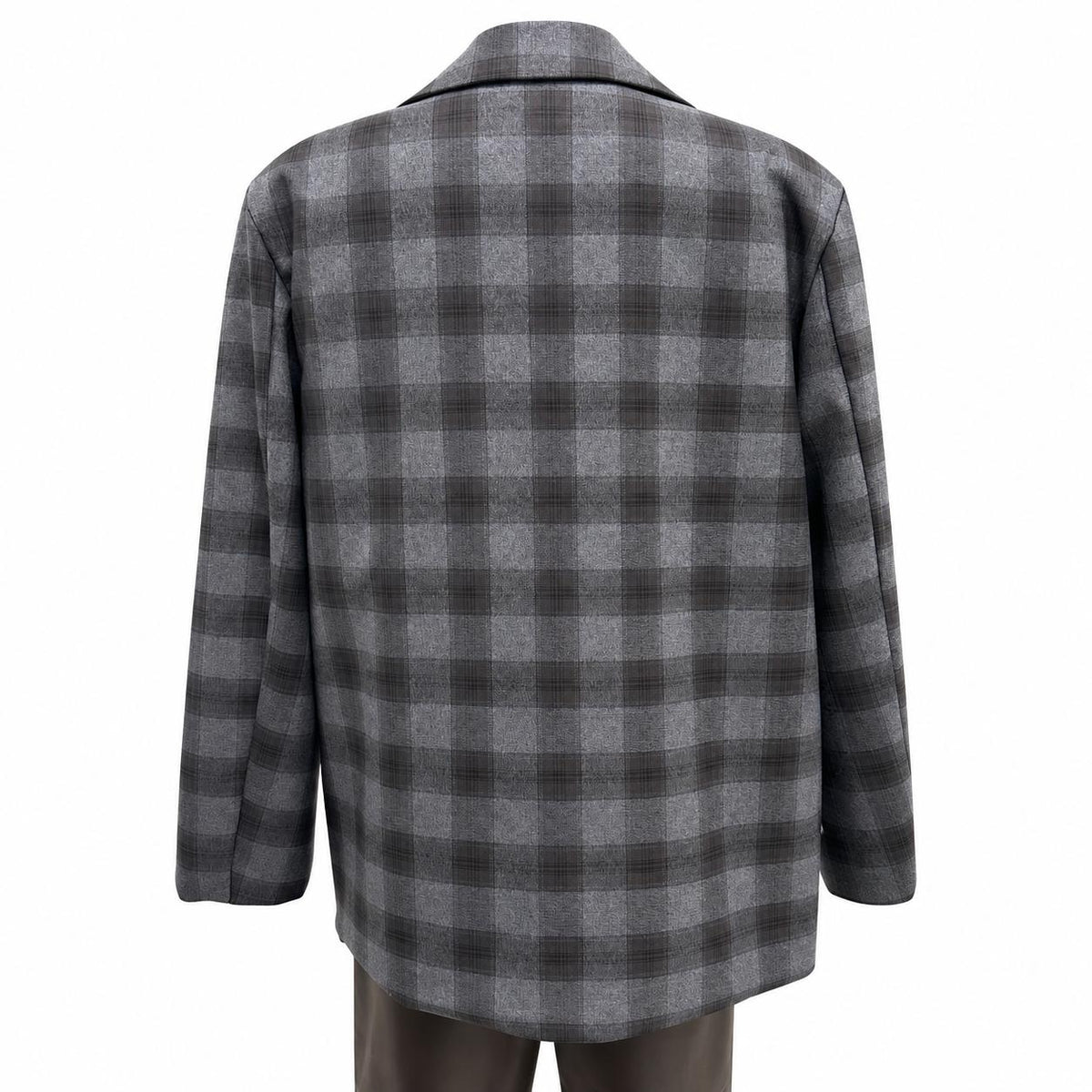 Blazer Grigio a Quadri