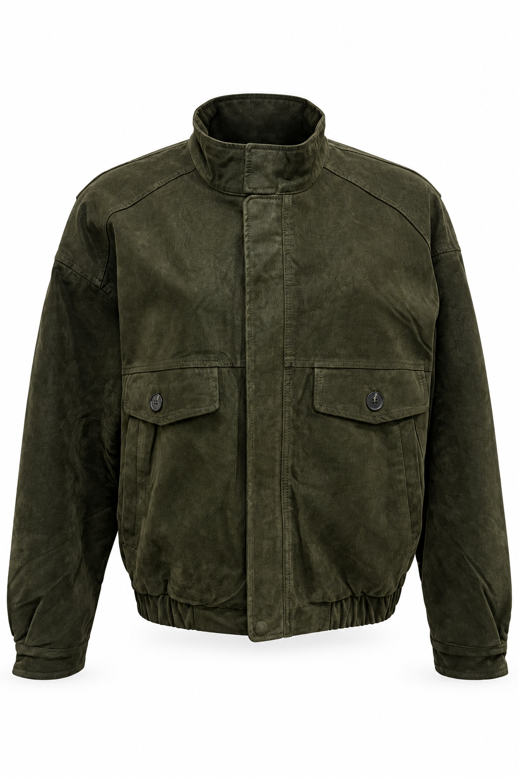 Bomber scamosciato imbottito